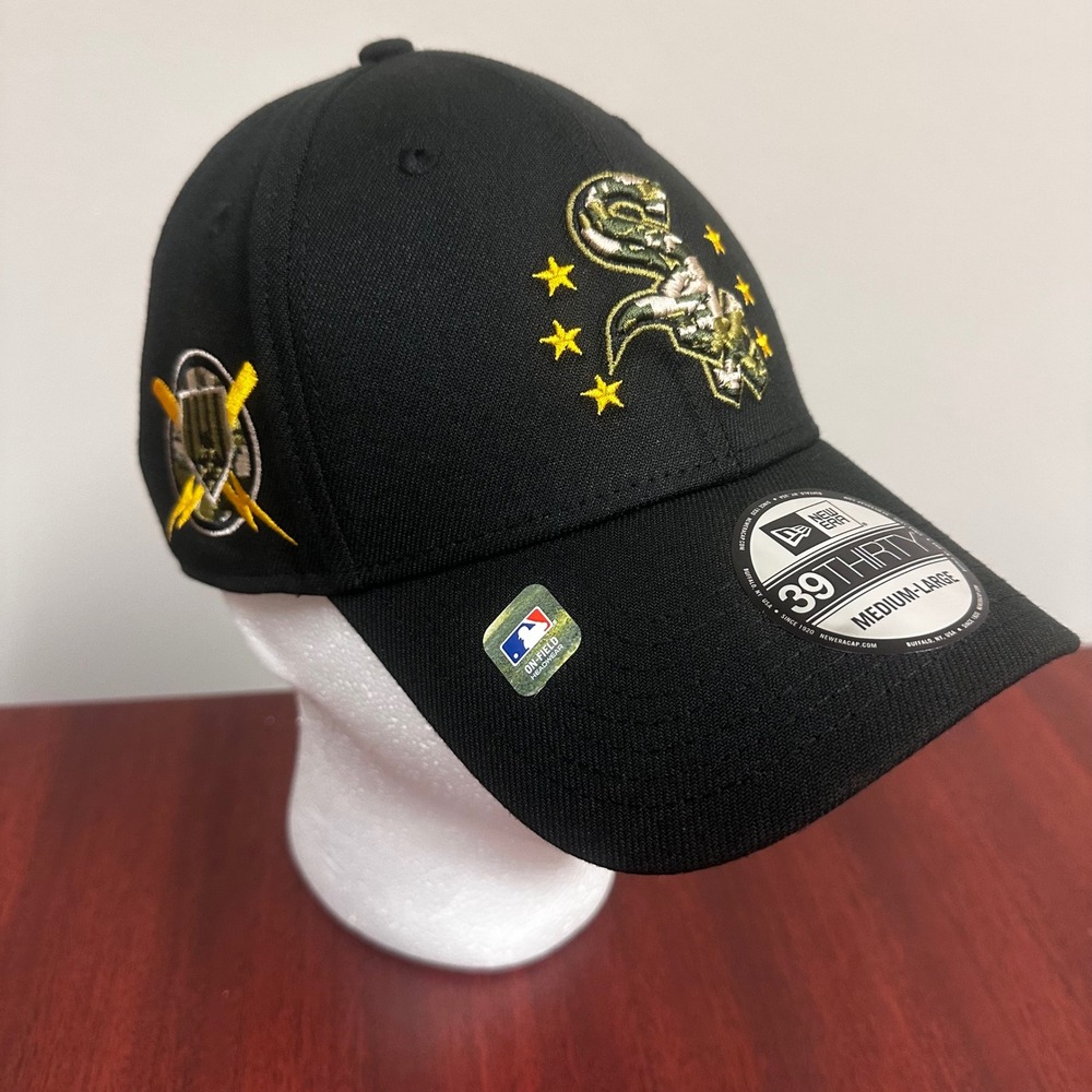 New Era Chicago White Sox Hat Mens M/L 39THIRTY Armed Forces Day 2024 Camo NEW